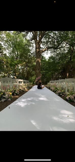 Outdoor Aisle Setup